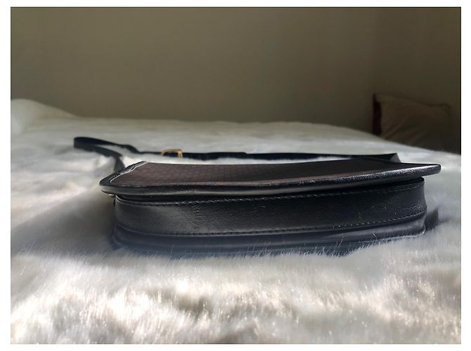 Borsa a mano Lanvin in pelle marrone scuro - vista 12