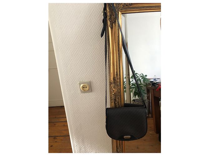 Borsa a mano Lanvin in pelle marrone scuro - vista 5