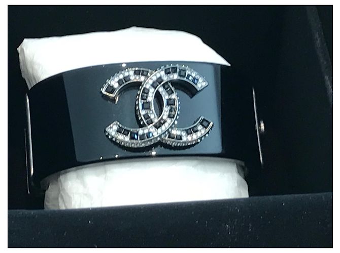 Bracciale Chanel Nero Resina - vista 5