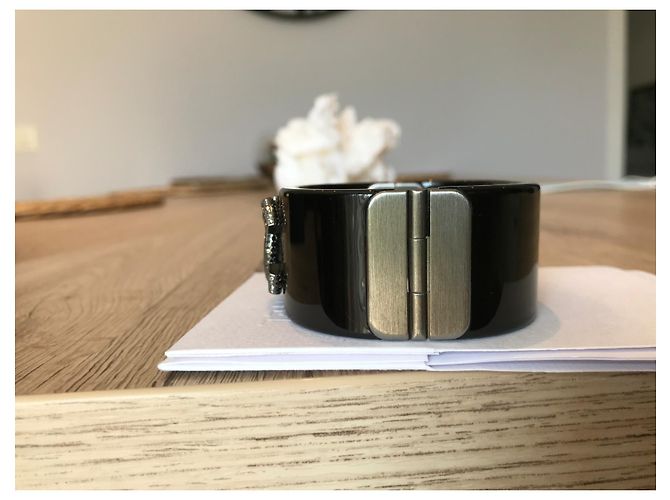 Bracciale Chanel Nero Resina - vista 8