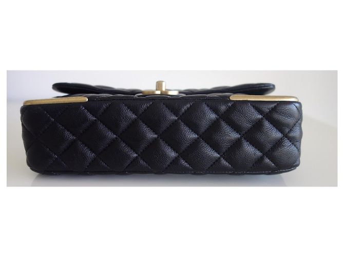 Timeless Chanel Classic mittlere Tasche Schwarz - Ansicht 11