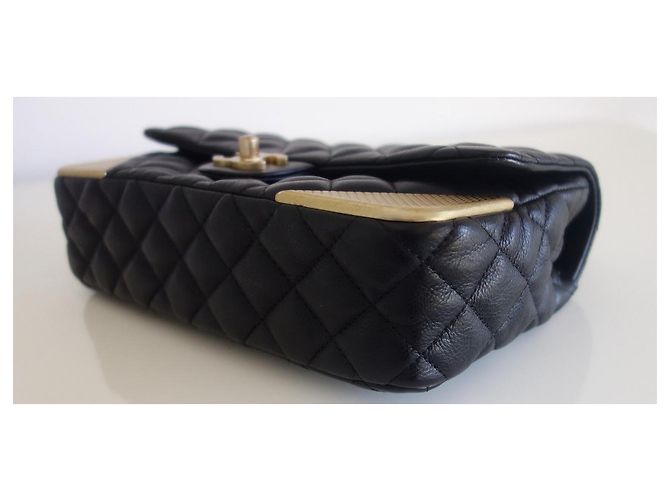 Timeless Chanel Classic mittlere Tasche Schwarz - Ansicht 13