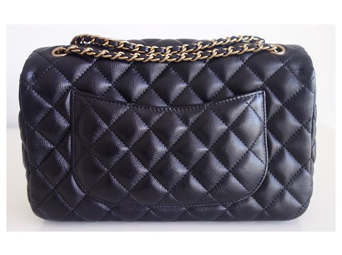 Timeless Chanel Classic mittlere Tasche Schwarz - Ansicht 2