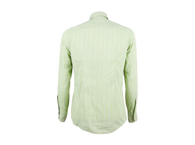 Colección Privada Daniele Alessandrini Camisa Bordada Verde - vista 2