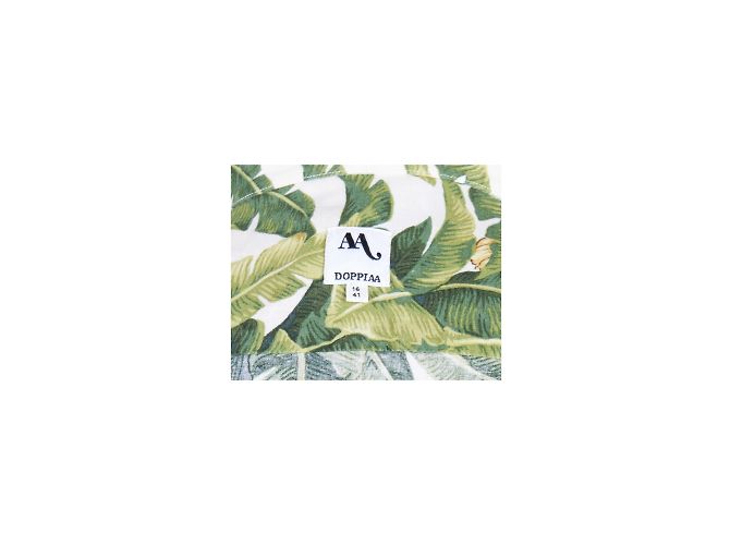 Autre Marque Doppiaa Hemd mit Blatt-Print Mehrfarben - Ansicht 4