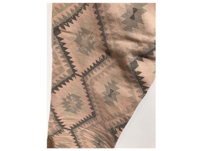 Autre Marque NO FIRMADO / NO FIRMADO Jeans T.FR 36 Algodón Beige - vista 3