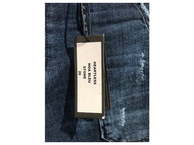 Autre Marque NO FIRMADO / NO FIRMADO Jeans T.FR 36 Algodón Azul - vista 2