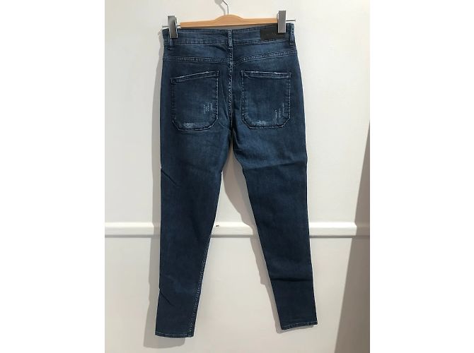 Autre Marque NO FIRMADO / NO FIRMADO Jeans T.FR 36 Algodón Azul - vista 5