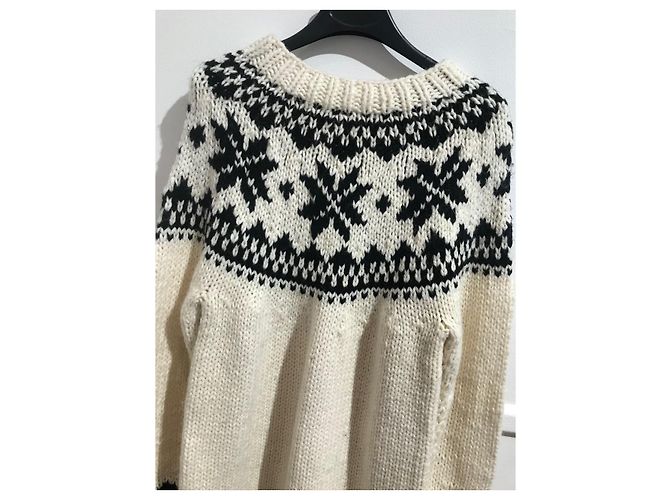Autre Marque UNTERSCHRIFTLOS / UNTERSCHRIFTLOS Strickwaren T.International M Wolle Roh - Ansicht 2