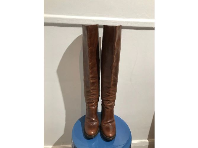 Nando Muzi NON SIGNE / UNSIGNED Boots T.EU 36 Leather Brown - view 3