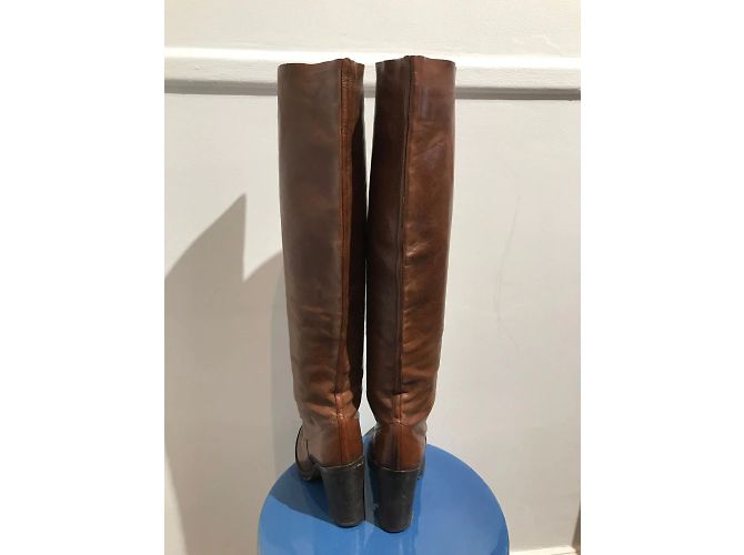 Nando Muzi NON SIGNE / UNSIGNED Boots T.EU 36 Leather Brown - view 4