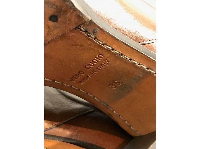 Nando Muzi NON SIGNE / UNSIGNED Boots T.EU 36 Leather Brown - view 6