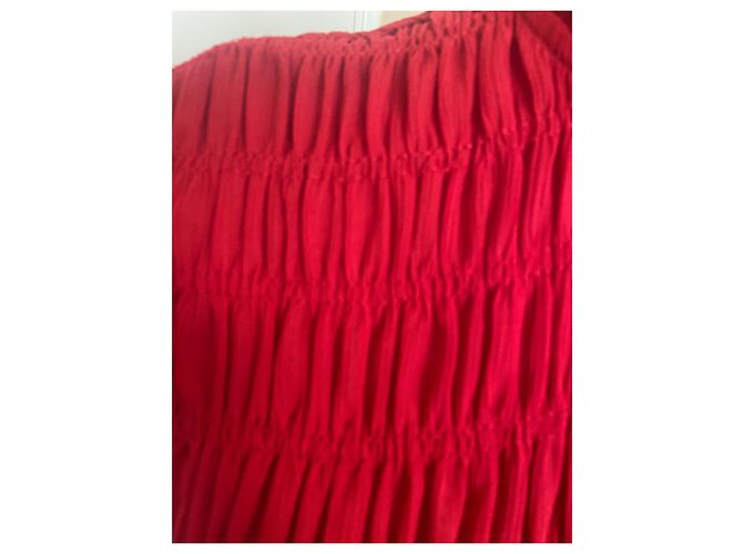 Top Rosso Trasparente Zara - vista 5