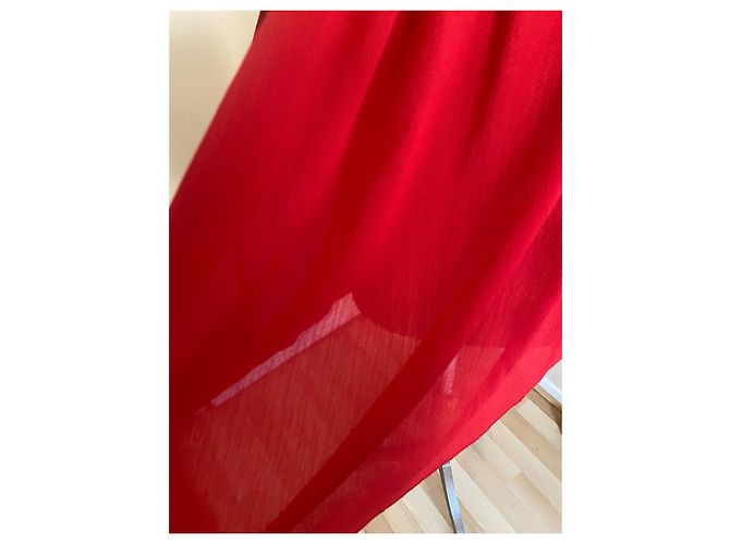 Top Rosso Trasparente Zara - vista 6