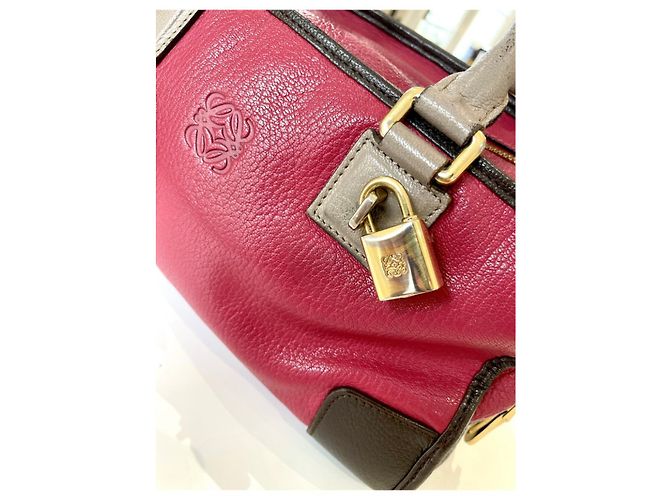 Borsa a mano Loewe Amazona in pelle nera Nero - vista 4