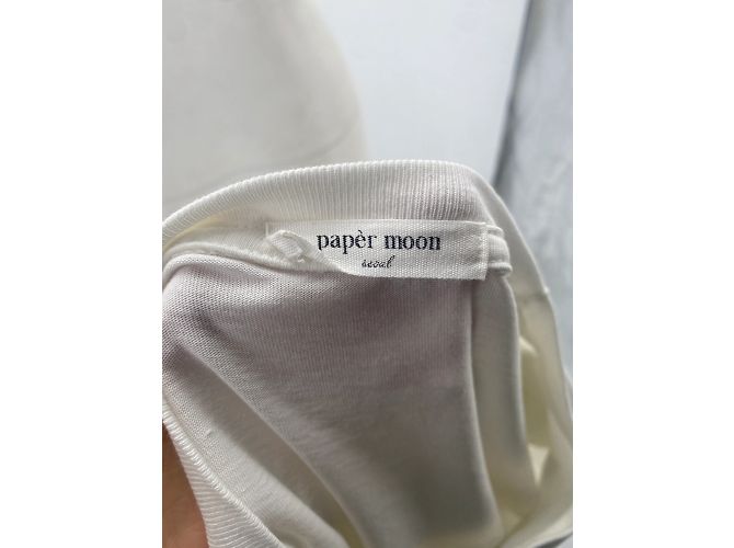 Autre Marque Paper Moon supera a T.International S Cotton Blanco - vista 4