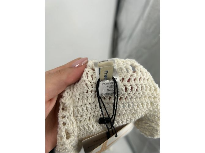 Autre Marque Não Assinado / Roupa de banho não assinada T.FR 36 Algodão Branco - vista 4