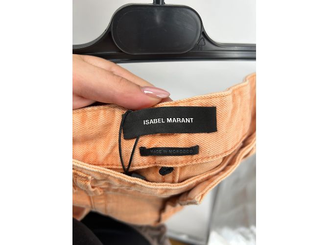 Jeans Isabel Marant T.FR 36 Algodón Naranja - vista 4