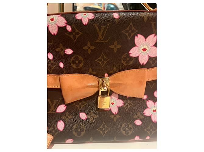Alma Borsa Louis Vuitton Marrone - vista 3