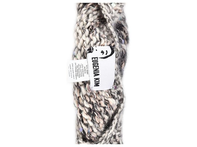 Cappello Basco Eugenia Kim in Lana di Alpaca Grigia Grigio - vista 2