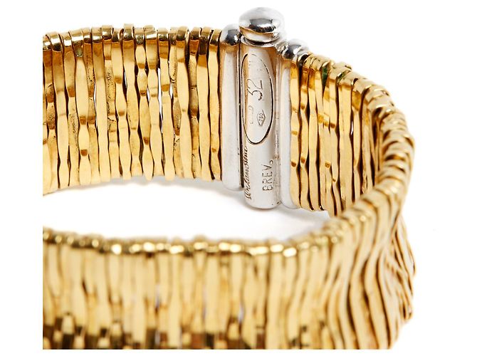 Autre Marque Bracciale Orlandini Maglia in Oro Giallo e Diamanti - vista 3