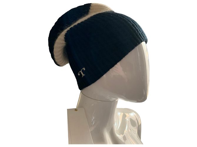 Tory Burch Gestrickte Wollmütze Schwarz - Ansicht 6