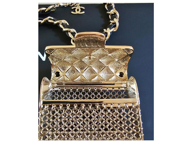 Cinturon chanel Dorado - vista 2