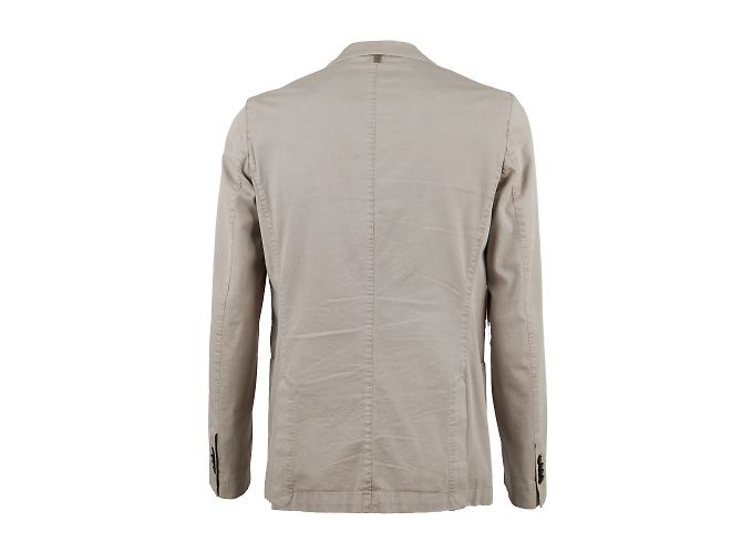 Blazer beige in cotone Dondup - vista 2