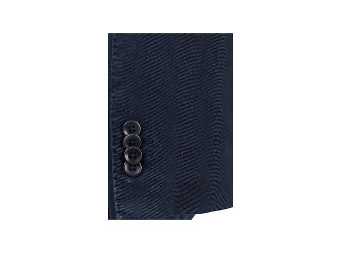 Autre Marque Blazer Altea in cotone e lino blu - vista 4