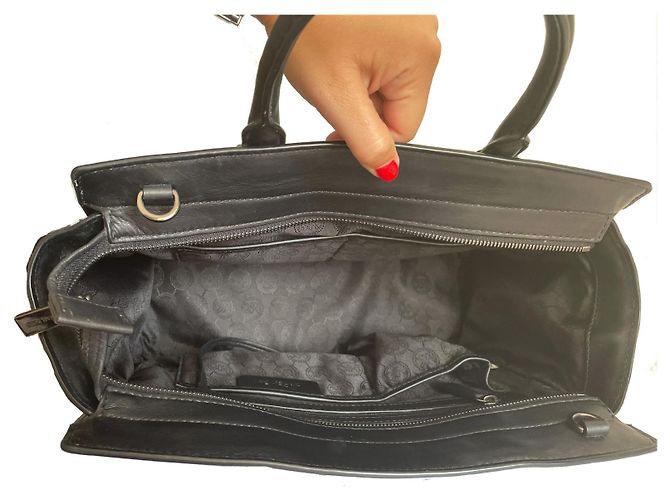 Borsa a mano Michael Kors Selma Zip Studio in pelle nera Nero - vista 6
