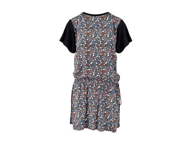 Vestido estampado de cachemira de Louis Vuitton Negro - vista 2