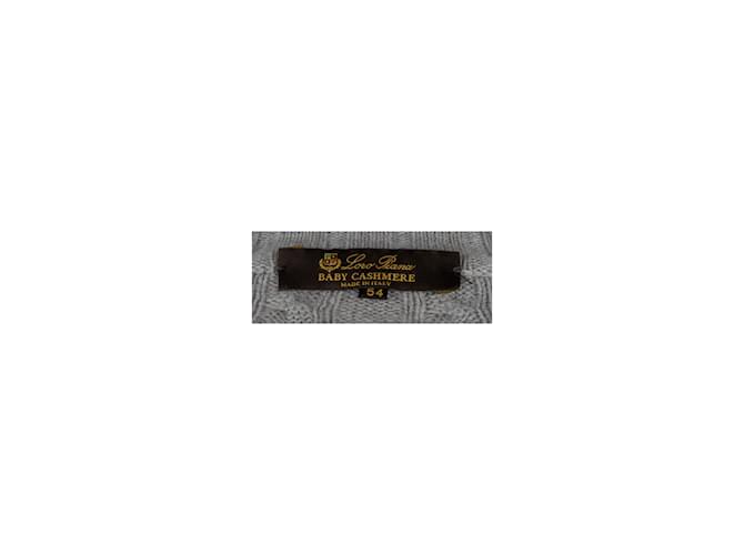 Loro Piana Treccia Mezzocollo Pullover Grau - Ansicht 6