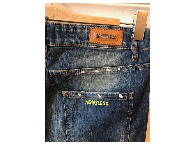 Autre Marque NO FIRMADO / NO FIRMADO Jeans T.FR 36 Algodón Azul - vista 3