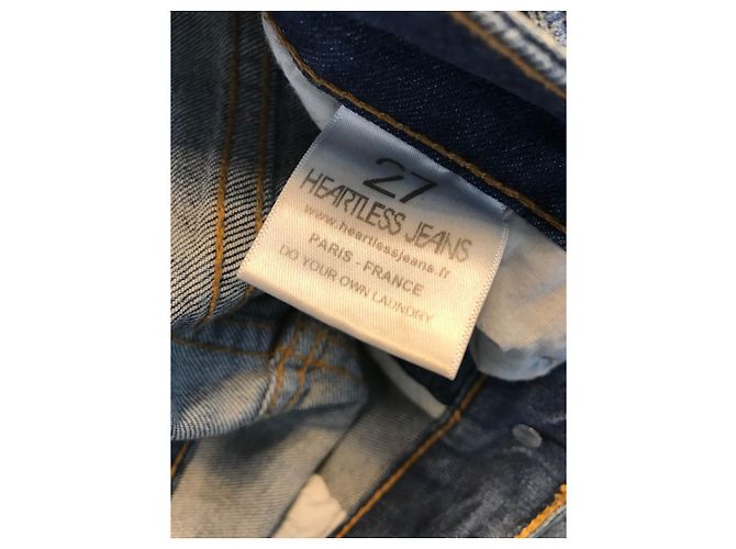 Autre Marque NO FIRMADO / NO FIRMADO Jeans T.FR 36 Algodón Azul - vista 5