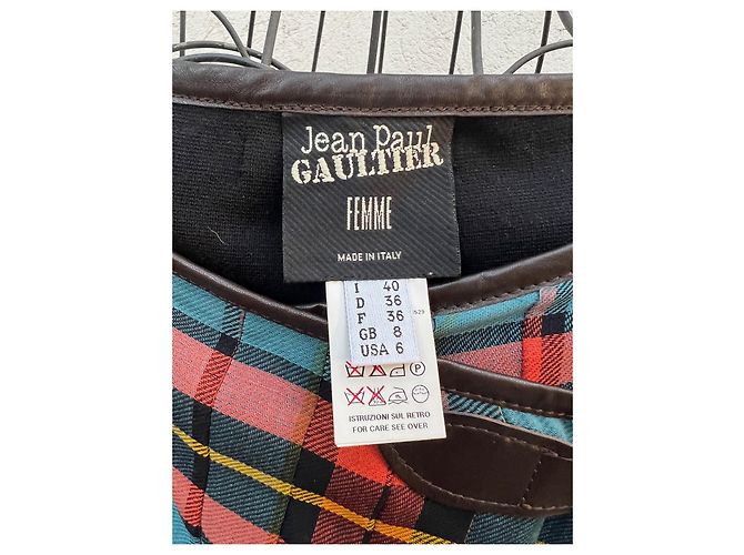 Falda escocesa Jean Paul Gaultier Multicolor - vista 3