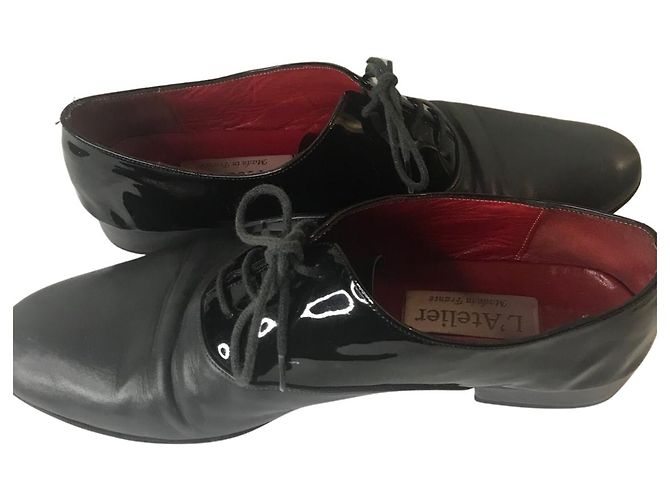 Autre Marque Derby in pelle L'Atelier Nero - vista 2