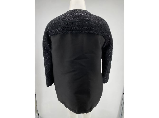 Giambattista Valli Jacken T.IT 40 Polyester Schwarz - Ansicht 2