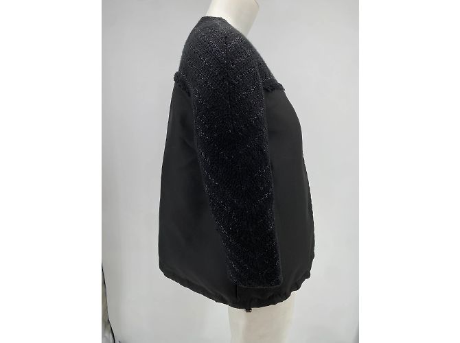 Giambattista Valli Jacken T.IT 40 Polyester Schwarz - Ansicht 3