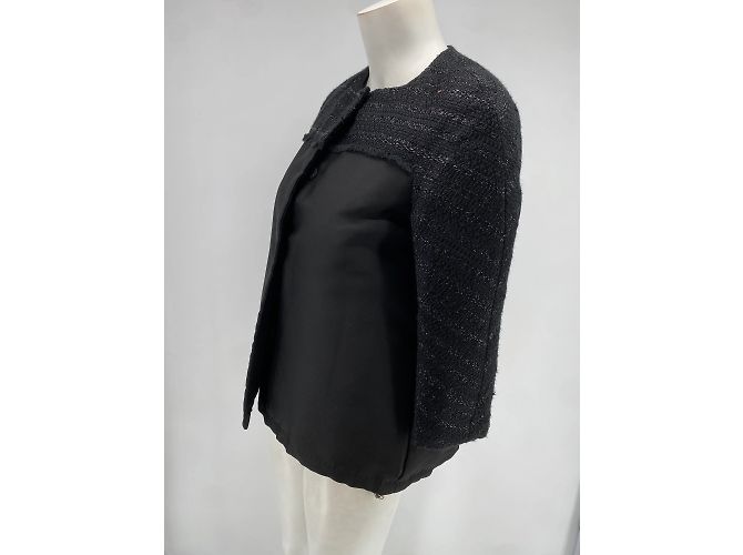Giambattista Valli Jacken T.IT 40 Polyester Schwarz - Ansicht 4