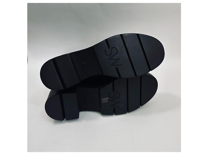 Botas Stuart Weitzman de piel de cocodrilo negras Negro - vista 6