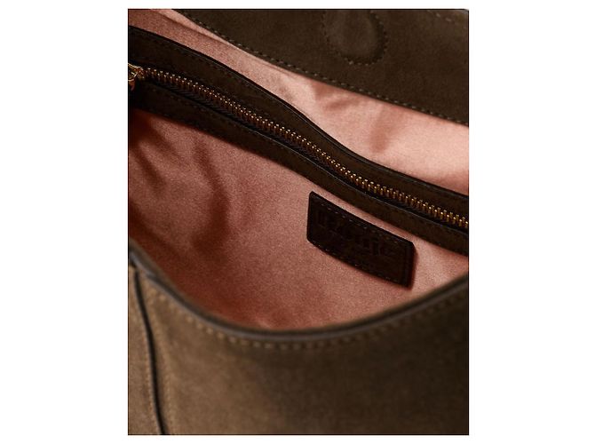Borsa Hobo Grande - Rouje - Pelle - Marrone - vista 4