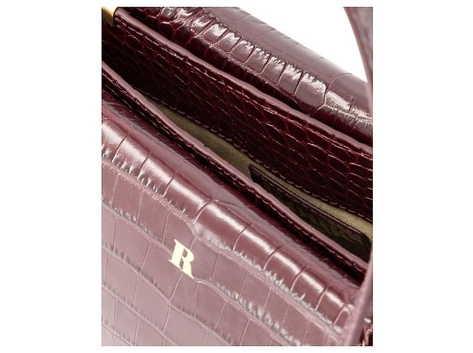 Borsa a tracolla Le J - Rouje - Pelle - Coccodrillo Bordeaux - vista 4