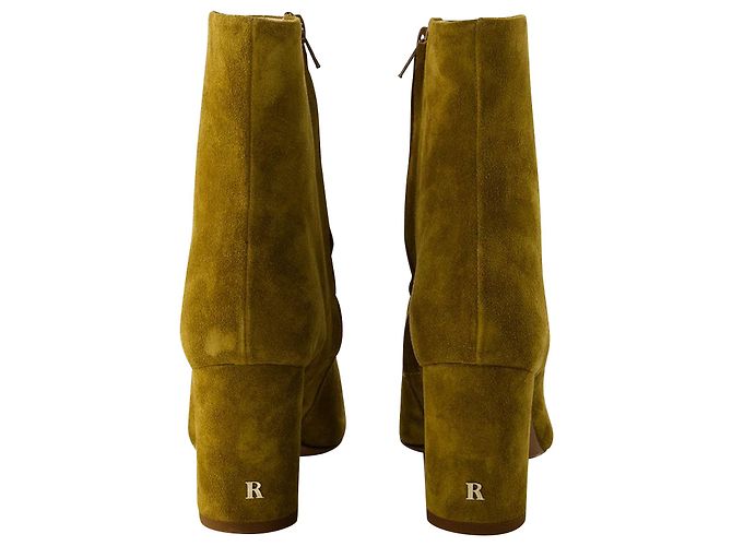 Botines Celeste - Rouje - Piel - Caqui - vista 3