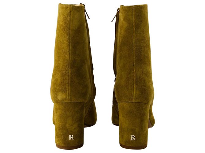 Botines Celeste - Rouje - Piel - Caqui - vista 3