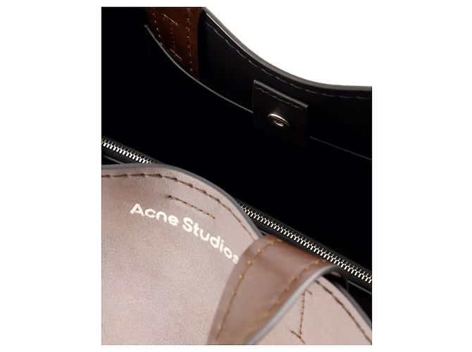 Musubi Shopper-Tasche – Acne Studios – Leder – Dunkelbraun - Ansicht 4