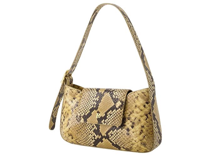 Baguette-Umhängetasche – Rouje – Leder – Naturel Python - Ansicht 2