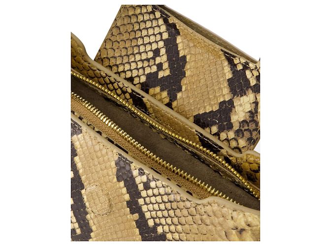 Baguette-Umhängetasche – Rouje – Leder – Naturel Python - Ansicht 4