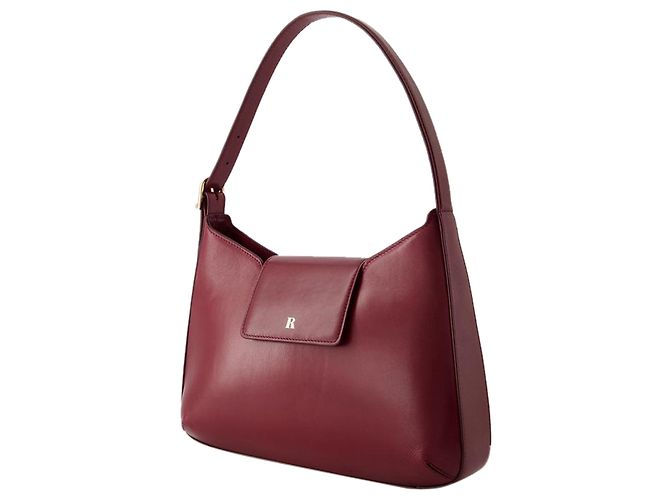 Borsa a tracolla Bobo - Rouje - Pelle - Bordeaux - vista 2