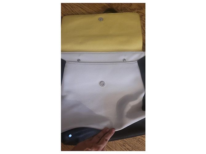 Liu.Jo Liu Jo borsa pelle multicolor Nero Bianco Giallo - vista 7