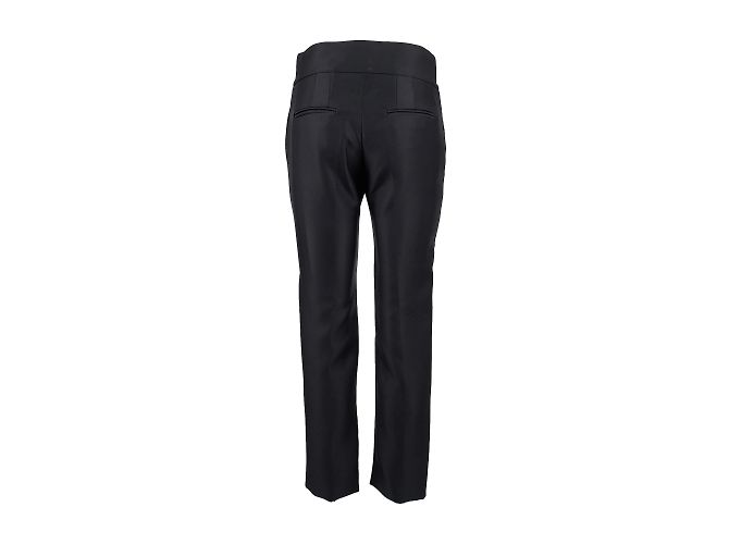 Maßgeschneiderte Hose mit hohem Bund von Gianfranco Ferré Schwarz - Ansicht 2